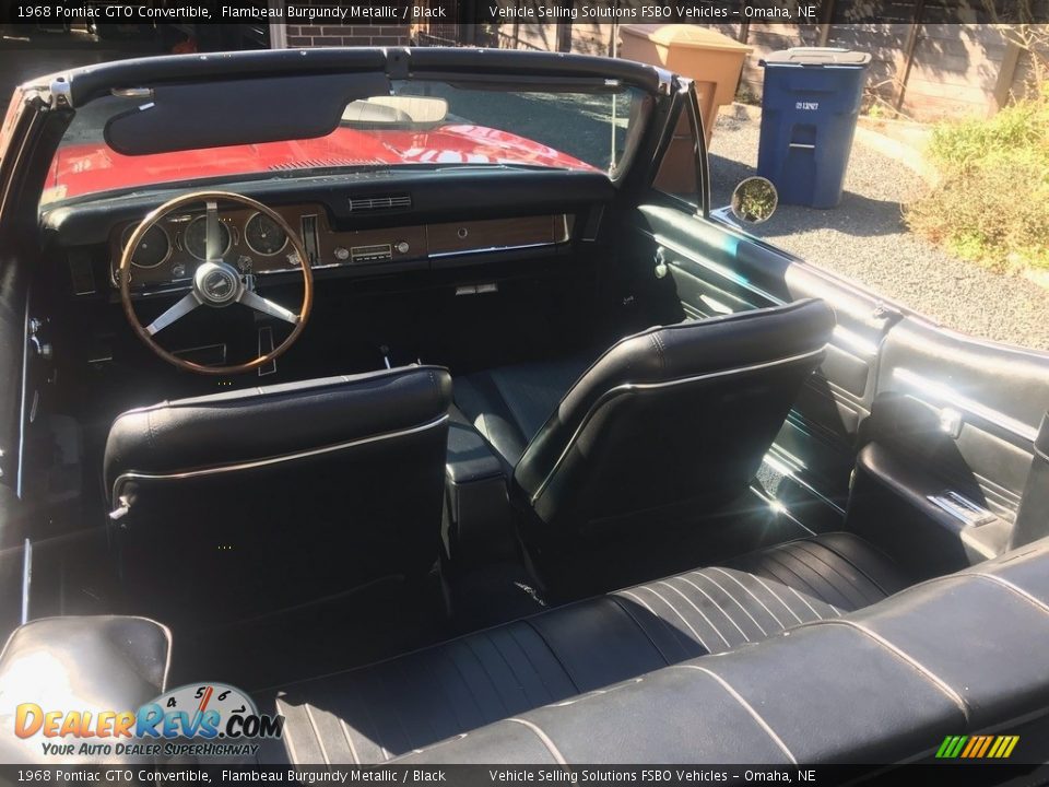 Front Seat of 1968 Pontiac GTO Convertible Photo #4