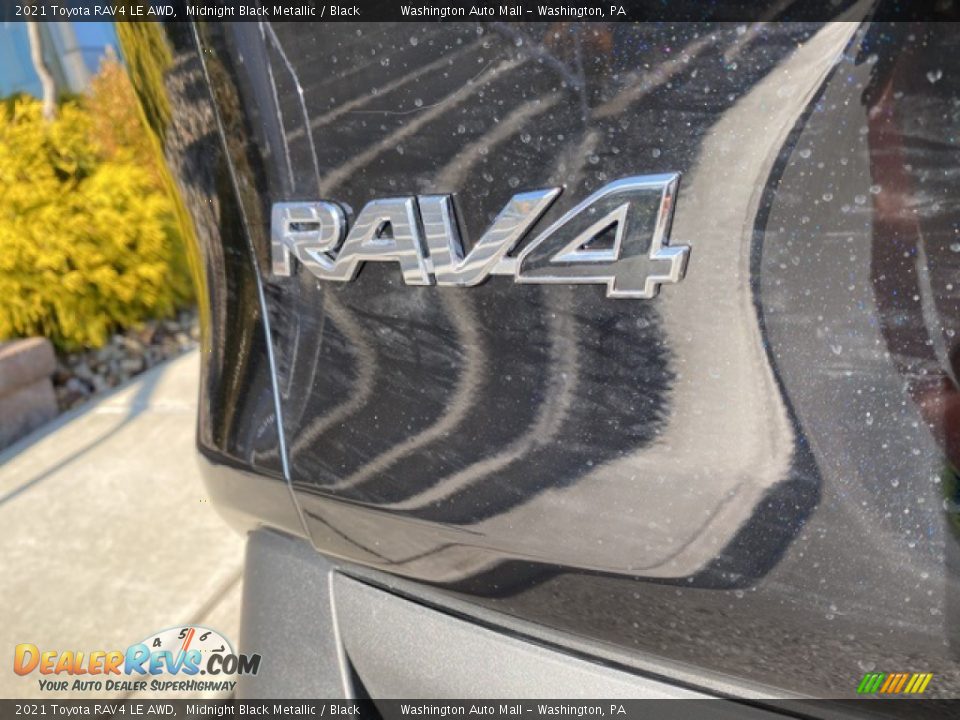 2021 Toyota RAV4 LE AWD Midnight Black Metallic / Black Photo #27