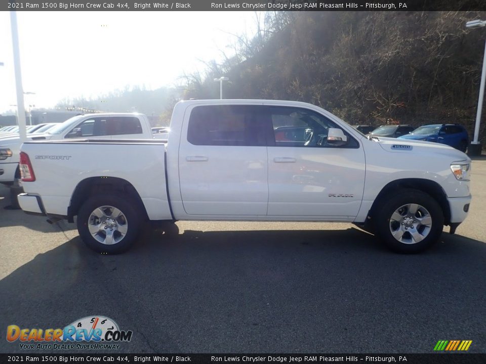 2021 Ram 1500 Big Horn Crew Cab 4x4 Bright White / Black Photo #4