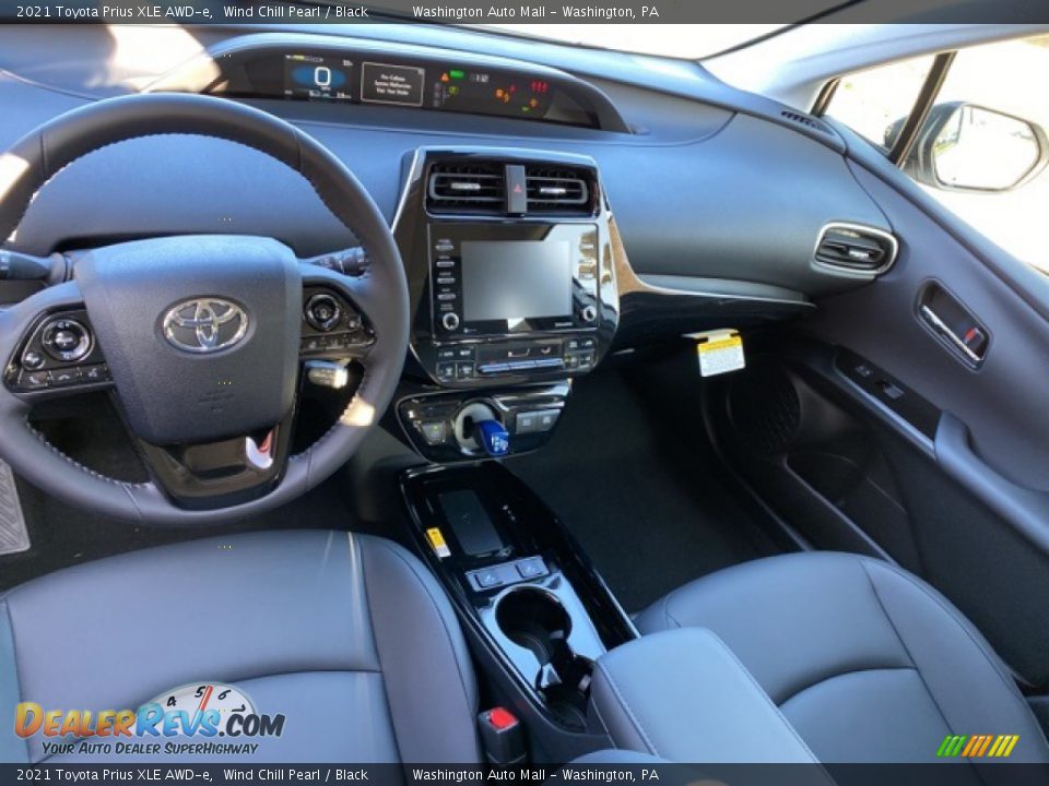 2021 Toyota Prius XLE AWD-e Wind Chill Pearl / Black Photo #3