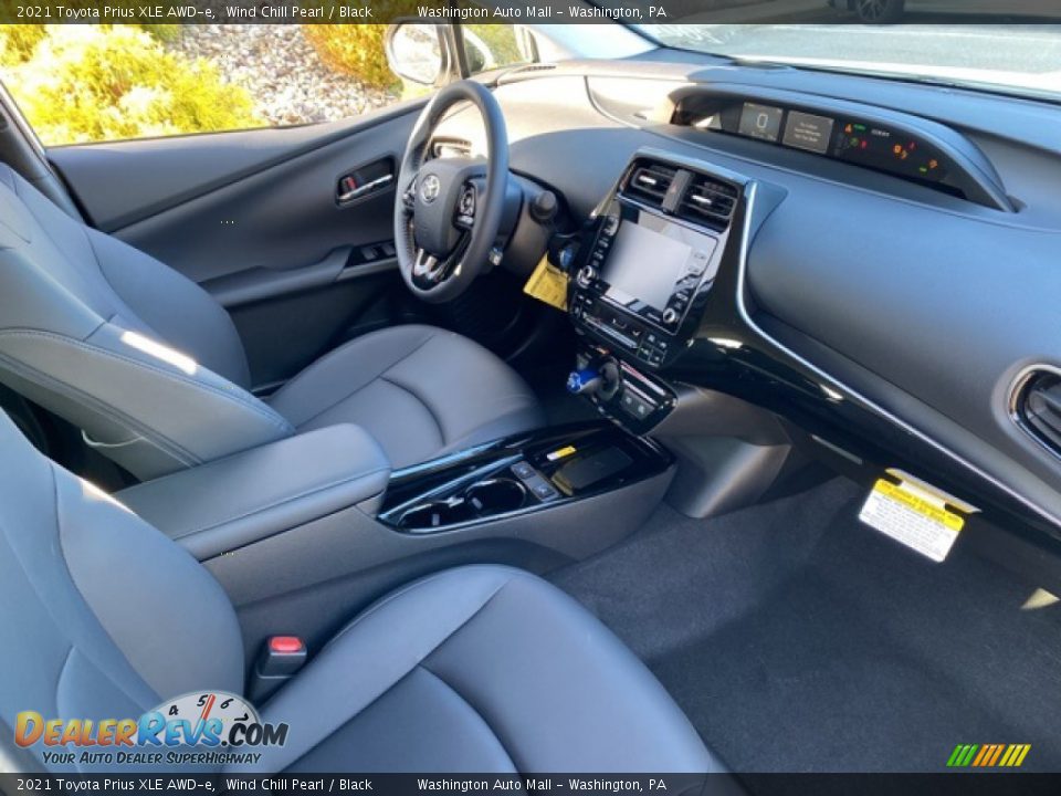 2021 Toyota Prius XLE AWD-e Wind Chill Pearl / Black Photo #9