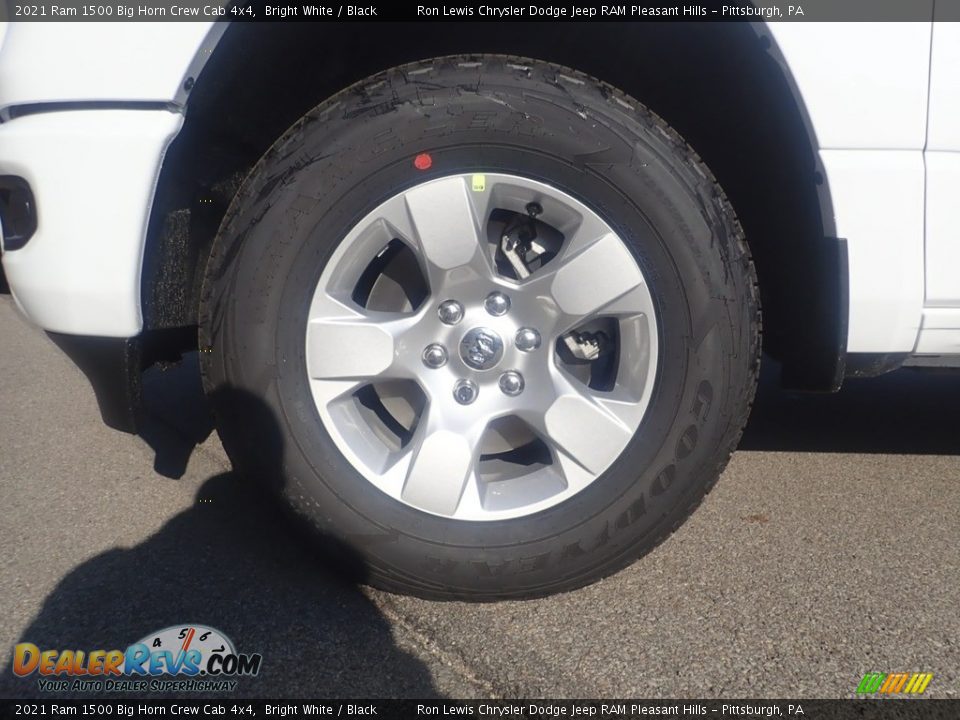 2021 Ram 1500 Big Horn Crew Cab 4x4 Bright White / Black Photo #15