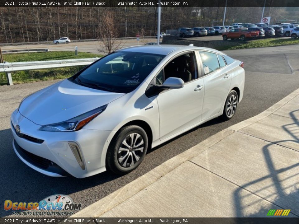 2021 Toyota Prius XLE AWD-e Wind Chill Pearl / Black Photo #11