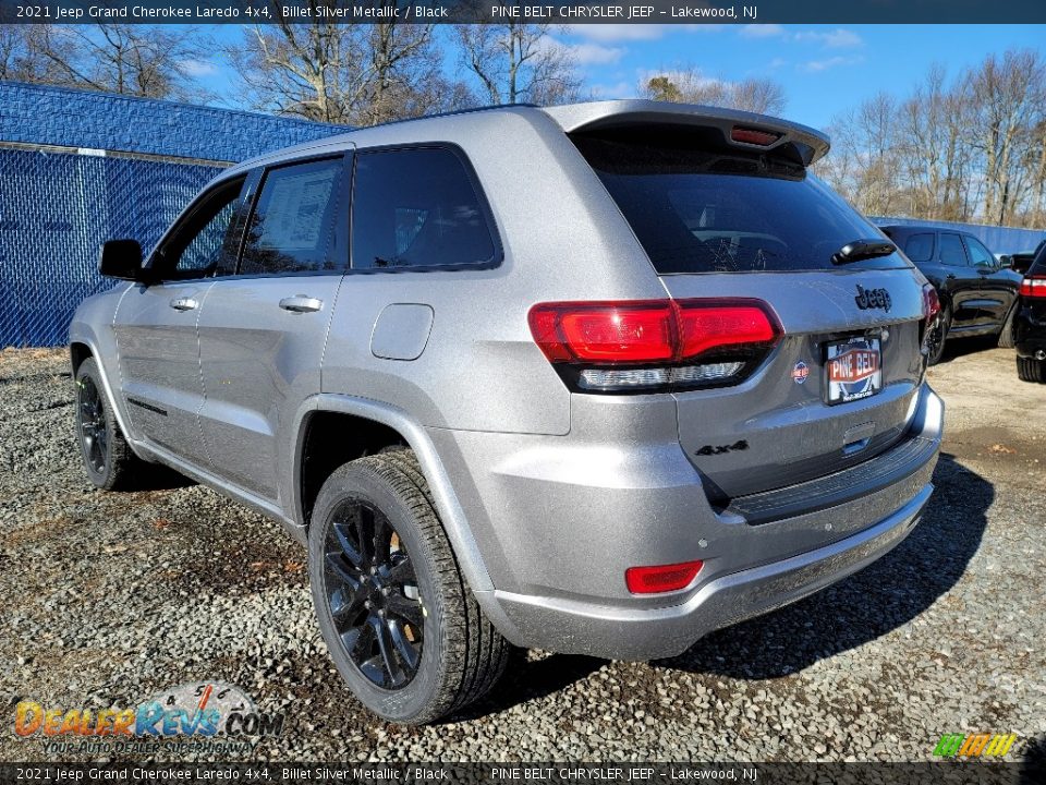 2021 Jeep Grand Cherokee Laredo 4x4 Billet Silver Metallic / Black Photo #6