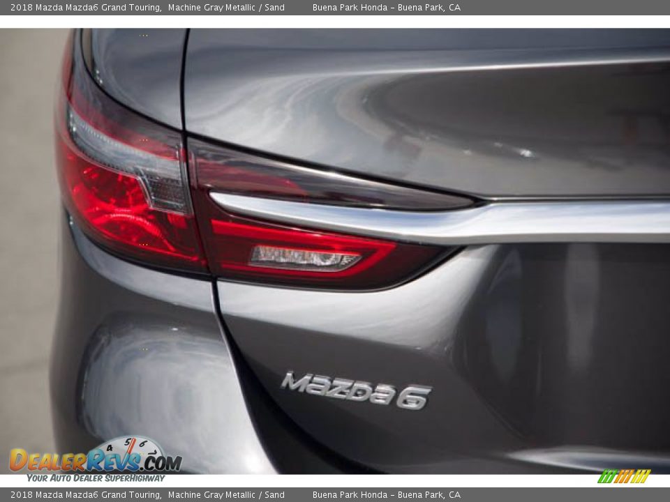 2018 Mazda Mazda6 Grand Touring Machine Gray Metallic / Sand Photo #12