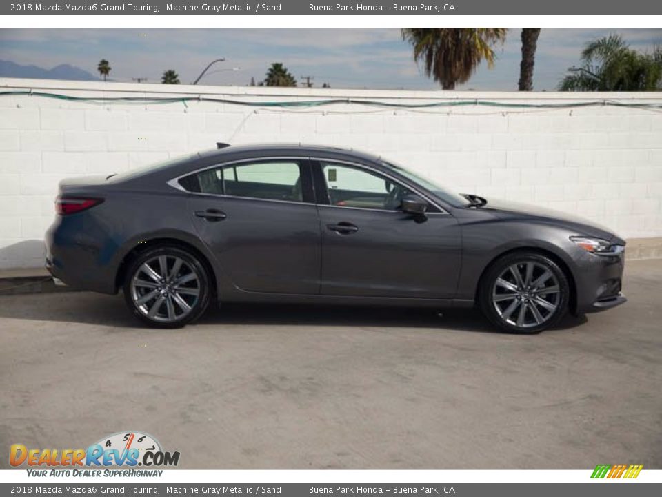 2018 Mazda Mazda6 Grand Touring Machine Gray Metallic / Sand Photo #14