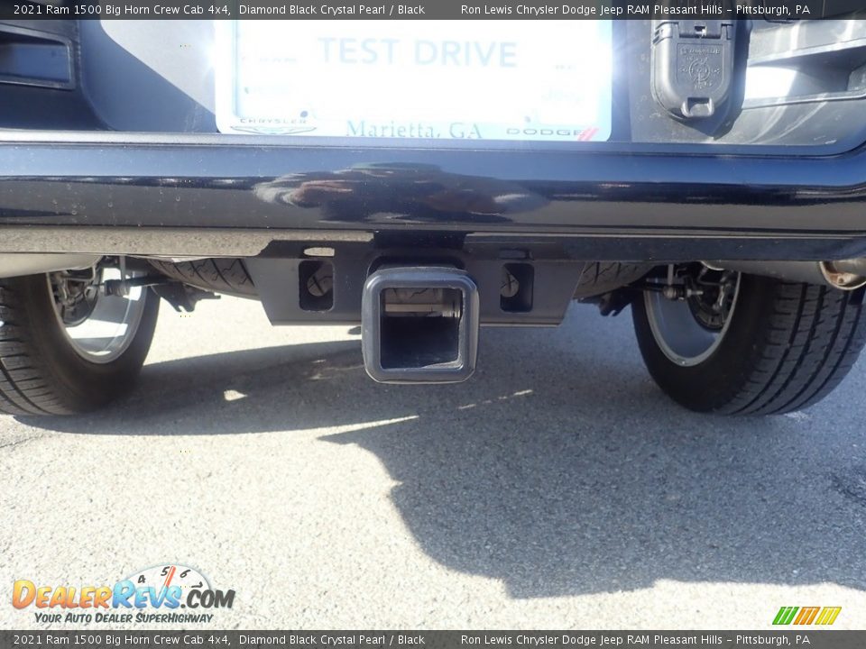 2021 Ram 1500 Big Horn Crew Cab 4x4 Diamond Black Crystal Pearl / Black Photo #9