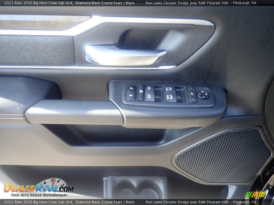 2021 Ram 1500 Big Horn Crew Cab 4x4 Diamond Black Crystal Pearl / Black Photo #20