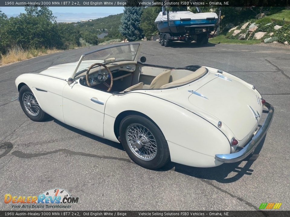 Old English White 1960 Austin-Healey 3000 MMk I BT7 2+2 Photo #4