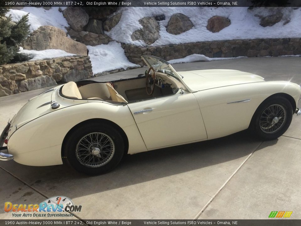 Old English White 1960 Austin-Healey 3000 MMk I BT7 2+2 Photo #5