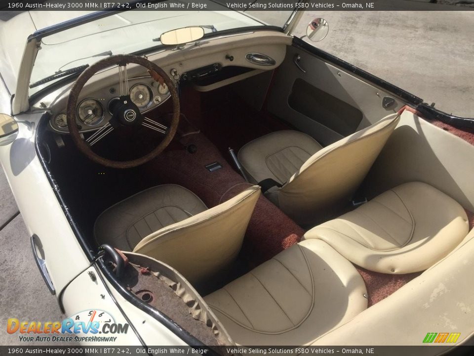 Beige Interior - 1960 Austin-Healey 3000 MMk I BT7 2+2 Photo #7