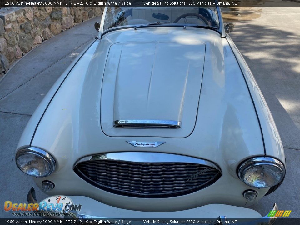 1960 Austin-Healey 3000 MMk I BT7 2+2 Old English White / Beige Photo #12