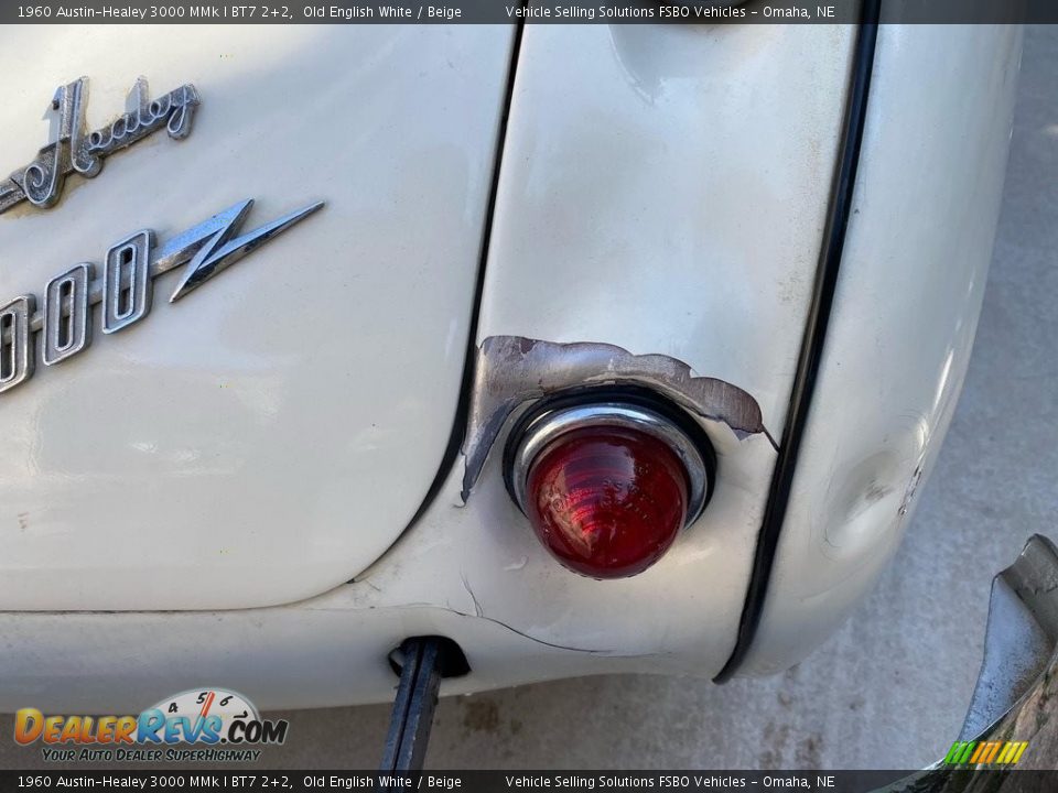 1960 Austin-Healey 3000 MMk I BT7 2+2 Old English White / Beige Photo #15