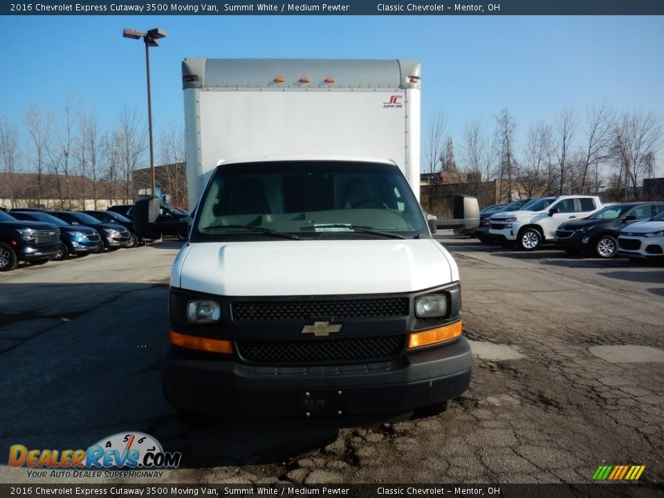 2016 Chevrolet Express Cutaway 3500 Moving Van Summit White / Medium Pewter Photo #2