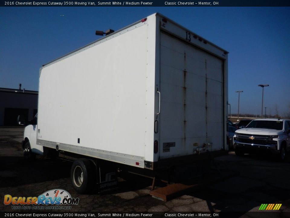2016 Chevrolet Express Cutaway 3500 Moving Van Summit White / Medium Pewter Photo #5
