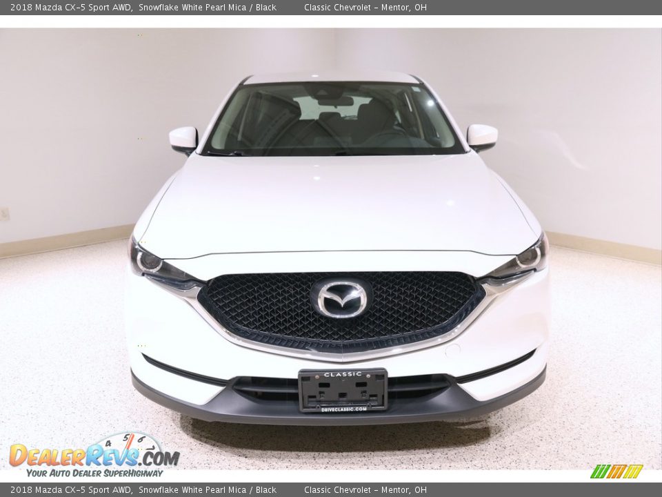 2018 Mazda CX-5 Sport AWD Snowflake White Pearl Mica / Black Photo #2