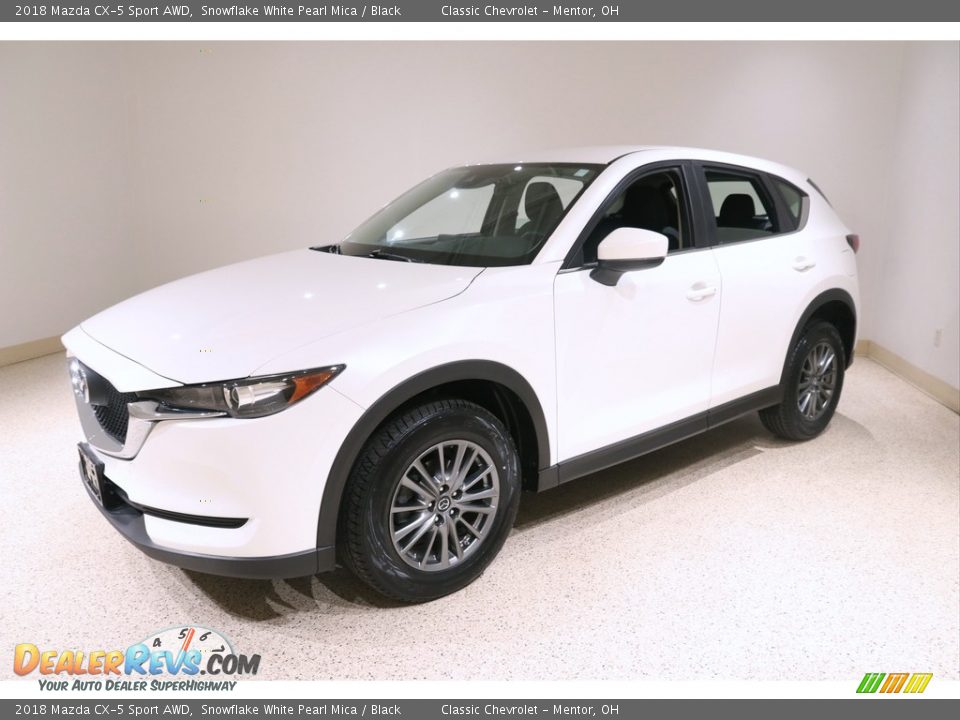 2018 Mazda CX-5 Sport AWD Snowflake White Pearl Mica / Black Photo #3