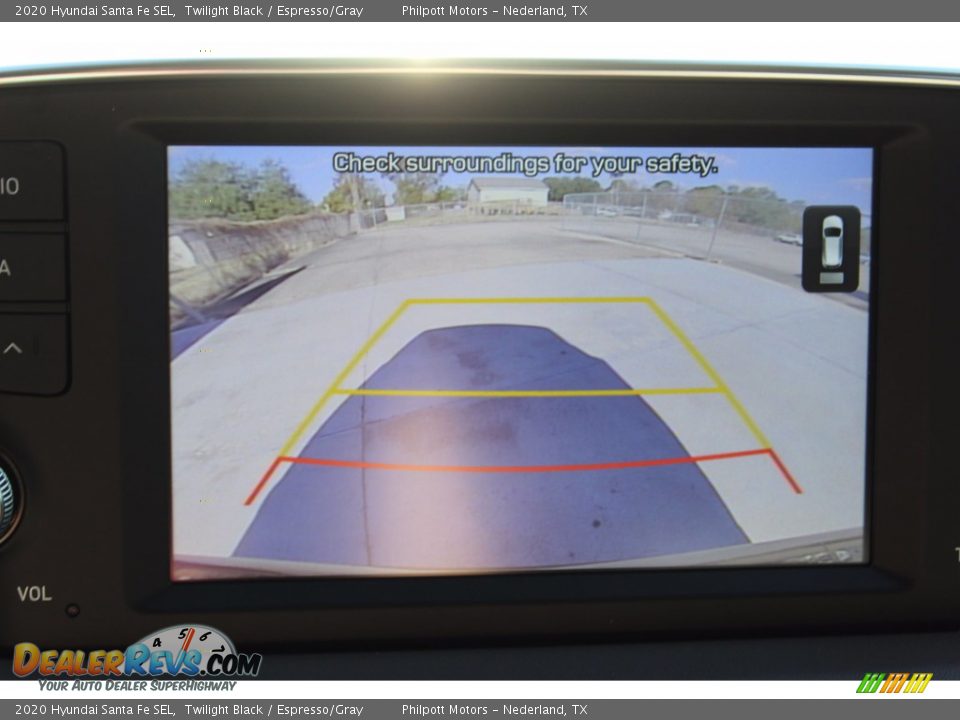 2020 Hyundai Santa Fe SEL Twilight Black / Espresso/Gray Photo #18