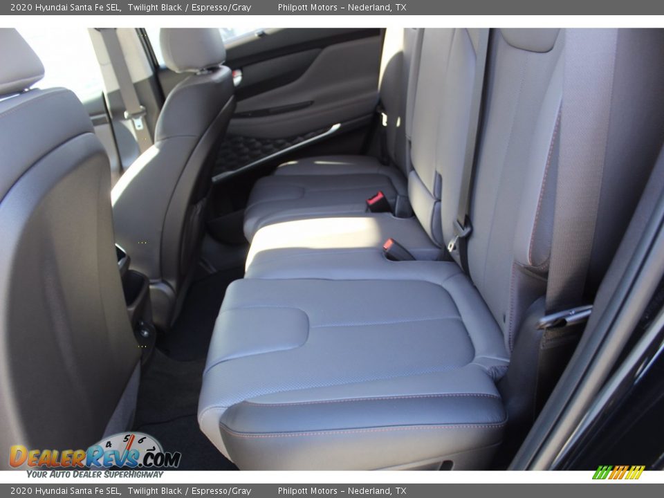 2020 Hyundai Santa Fe SEL Twilight Black / Espresso/Gray Photo #20