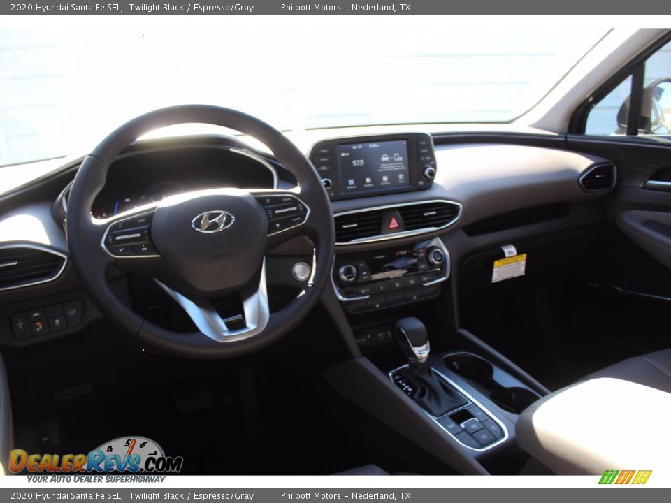 2020 Hyundai Santa Fe SEL Twilight Black / Espresso/Gray Photo #21
