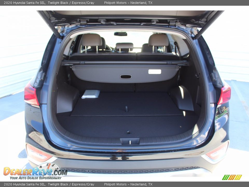 2020 Hyundai Santa Fe SEL Twilight Black / Espresso/Gray Photo #23