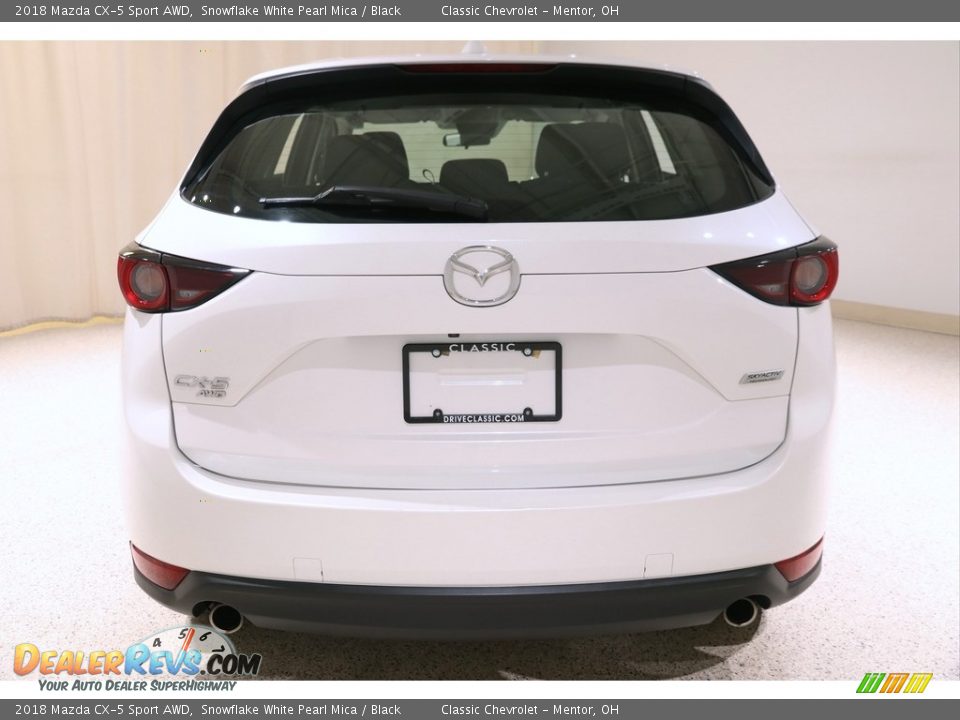 2018 Mazda CX-5 Sport AWD Snowflake White Pearl Mica / Black Photo #20