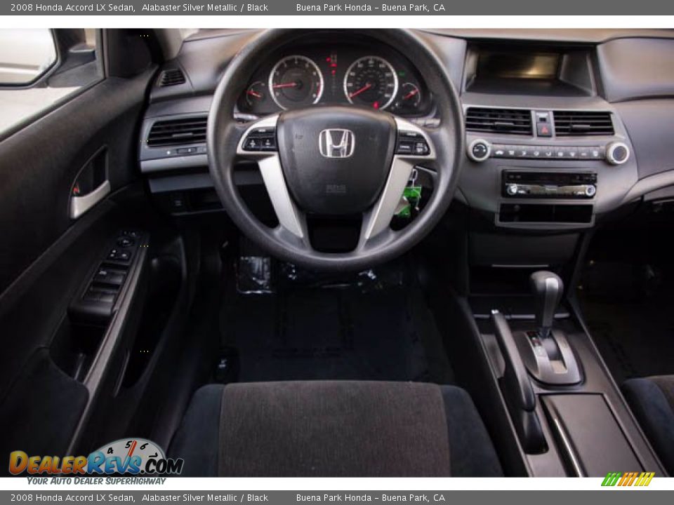 2008 Honda Accord LX Sedan Alabaster Silver Metallic / Black Photo #5