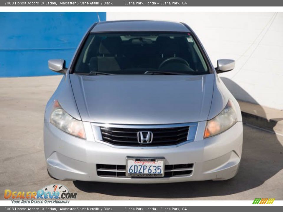 2008 Honda Accord LX Sedan Alabaster Silver Metallic / Black Photo #7