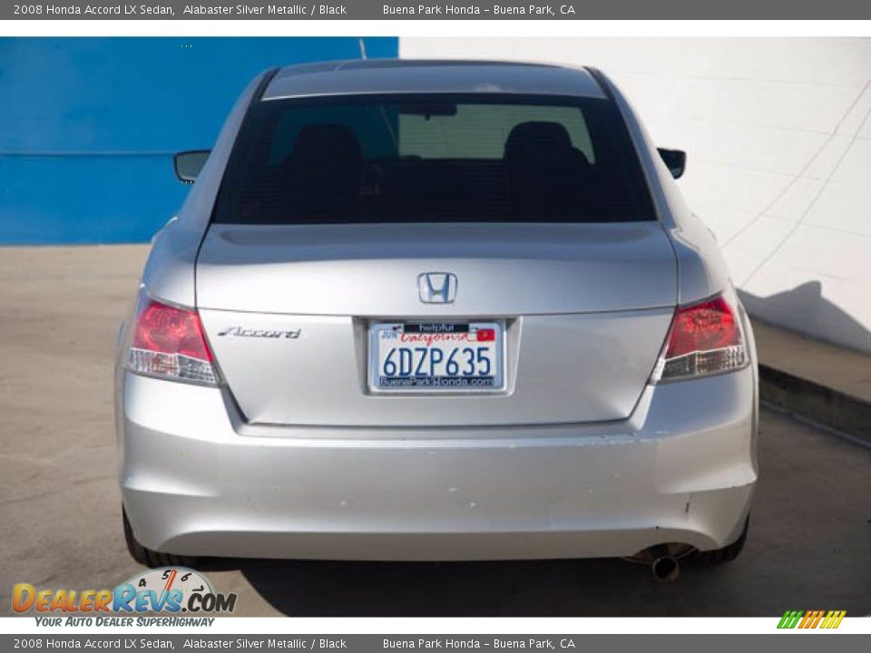 2008 Honda Accord LX Sedan Alabaster Silver Metallic / Black Photo #11