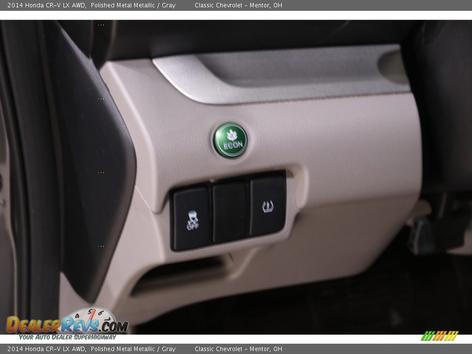 2014 Honda CR-V LX AWD Polished Metal Metallic / Gray Photo #5