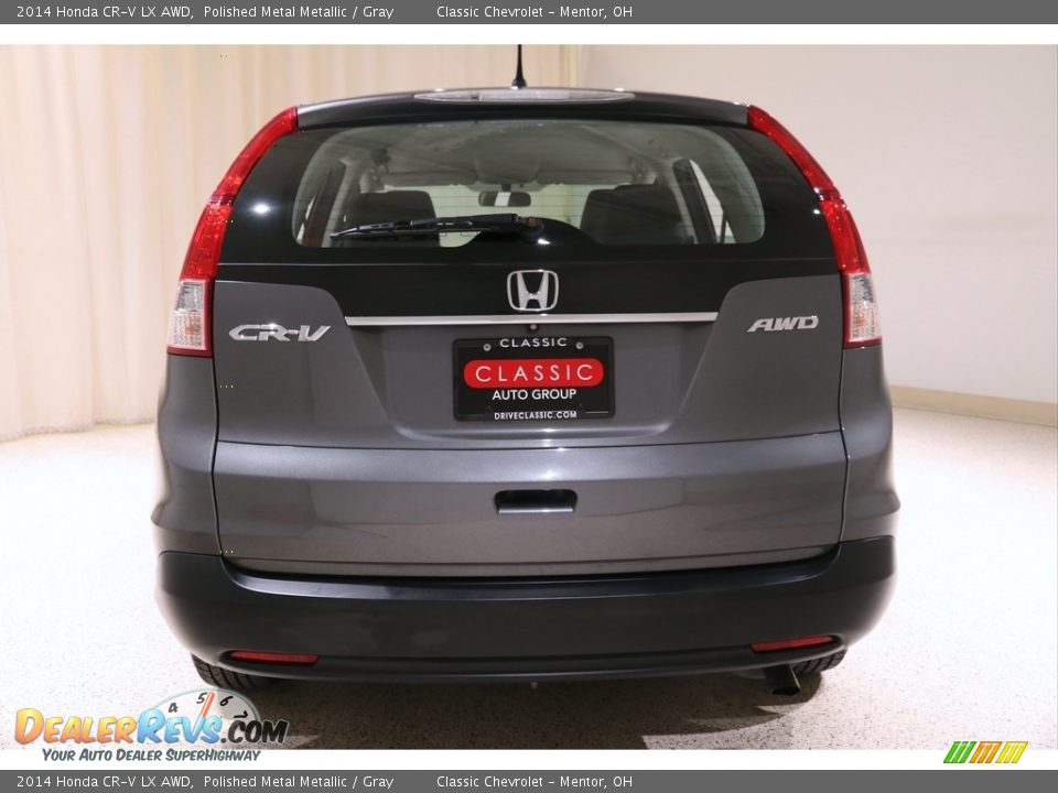 2014 Honda CR-V LX AWD Polished Metal Metallic / Gray Photo #21
