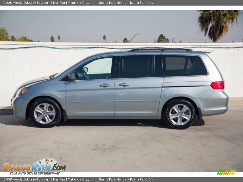 2008 Honda Odyssey Touring Silver Pearl Metallic / Gray Photo #8