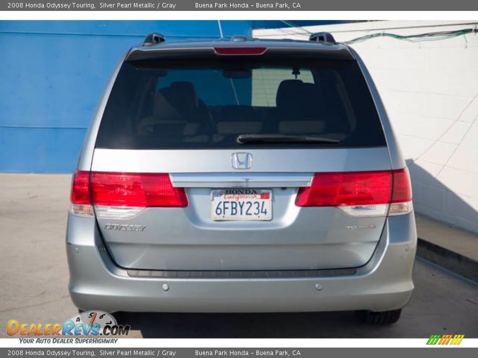 2008 Honda Odyssey Touring Silver Pearl Metallic / Gray Photo #9