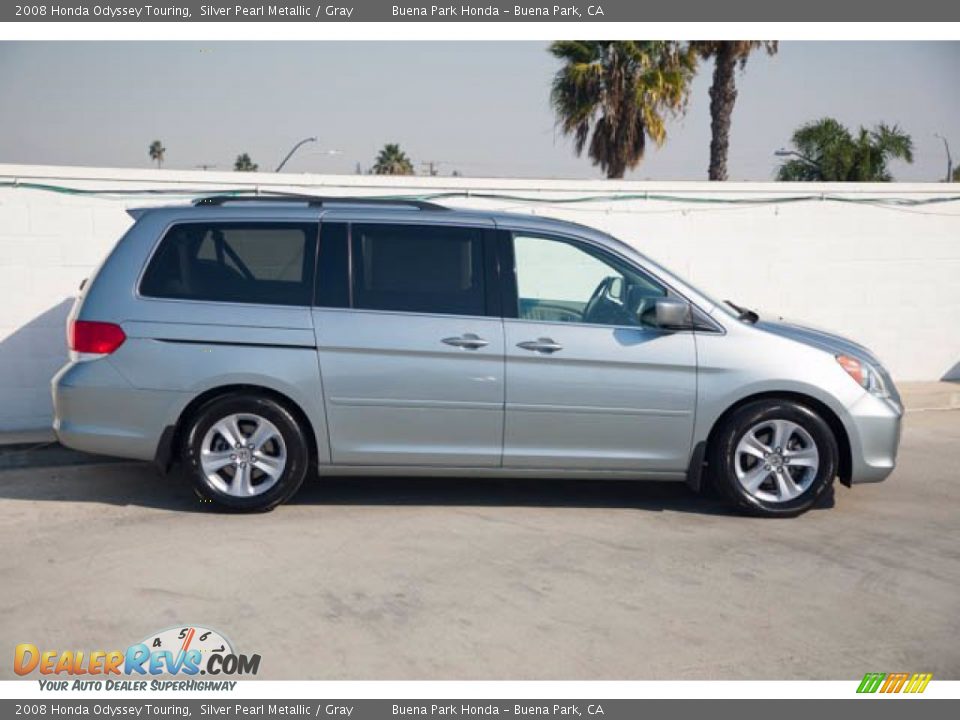 2008 Honda Odyssey Touring Silver Pearl Metallic / Gray Photo #12