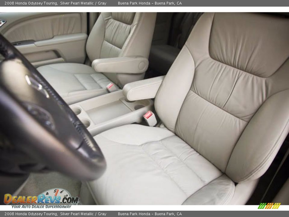 2008 Honda Odyssey Touring Silver Pearl Metallic / Gray Photo #15