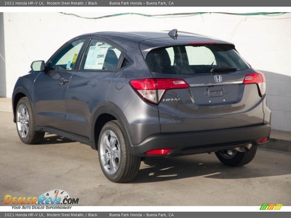 2021 Honda HR-V LX Modern Steel Metallic / Black Photo #2