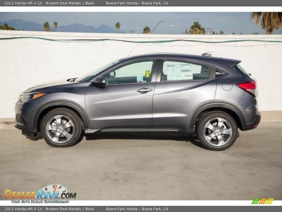 Modern Steel Metallic 2021 Honda HR-V LX Photo #6