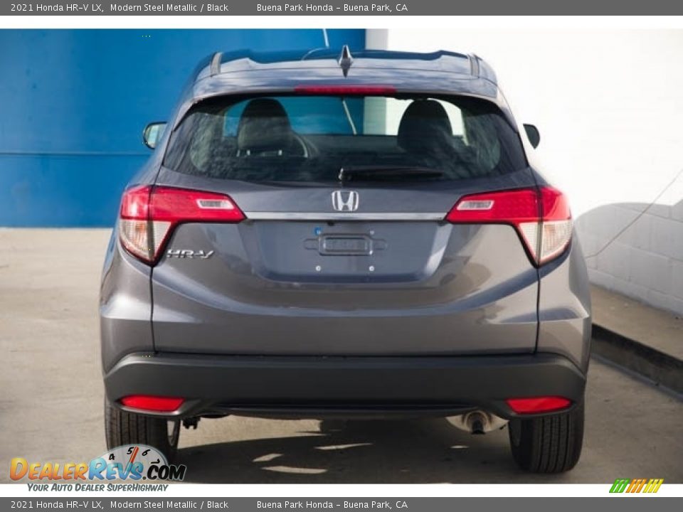 2021 Honda HR-V LX Modern Steel Metallic / Black Photo #7