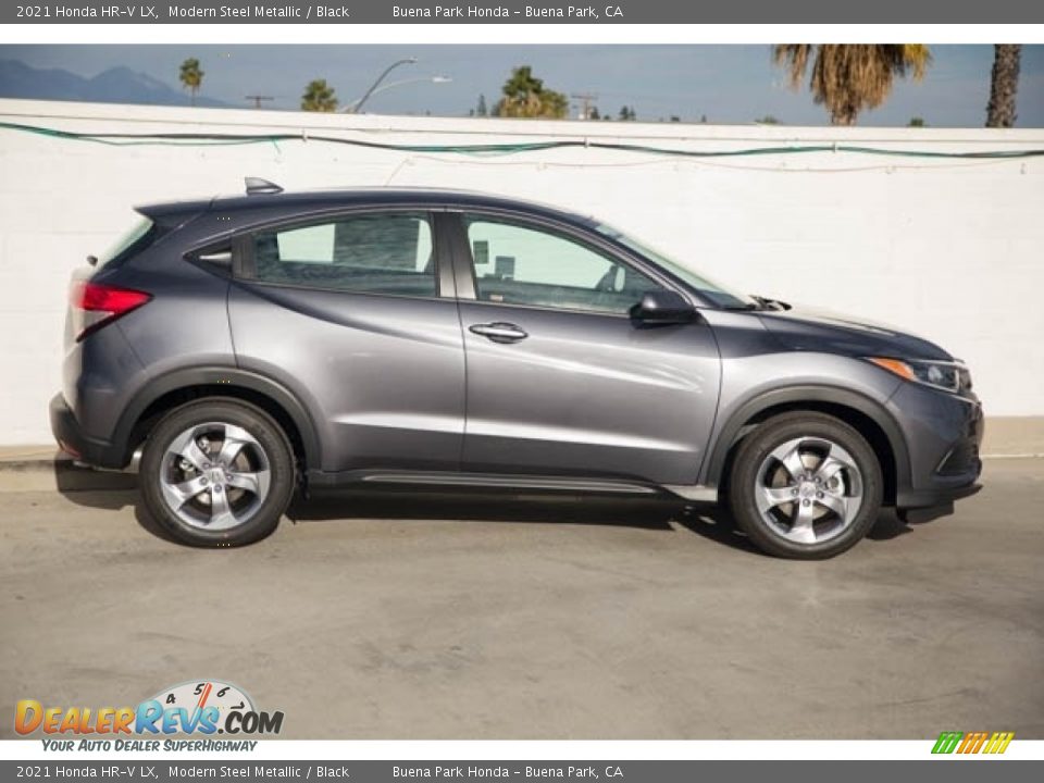 Modern Steel Metallic 2021 Honda HR-V LX Photo #10