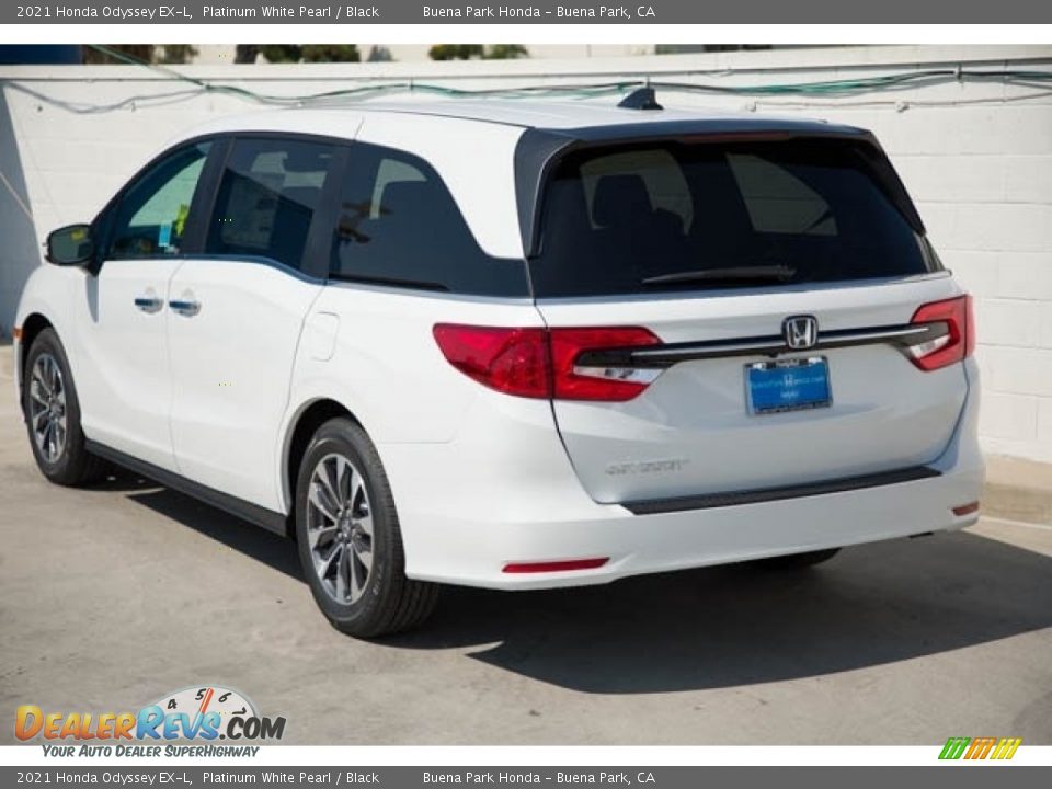 2021 Honda Odyssey EX-L Platinum White Pearl / Black Photo #2