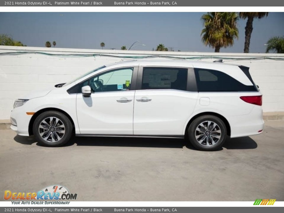 2021 Honda Odyssey EX-L Platinum White Pearl / Black Photo #4