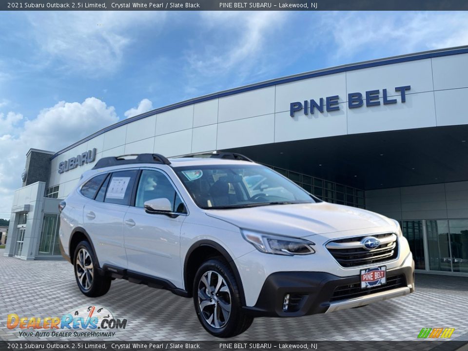 2021 Subaru Outback 2.5i Limited Crystal White Pearl / Slate Black Photo #1