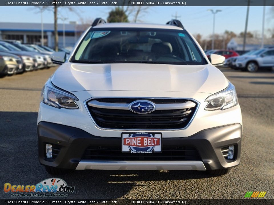 2021 Subaru Outback 2.5i Limited Crystal White Pearl / Slate Black Photo #3