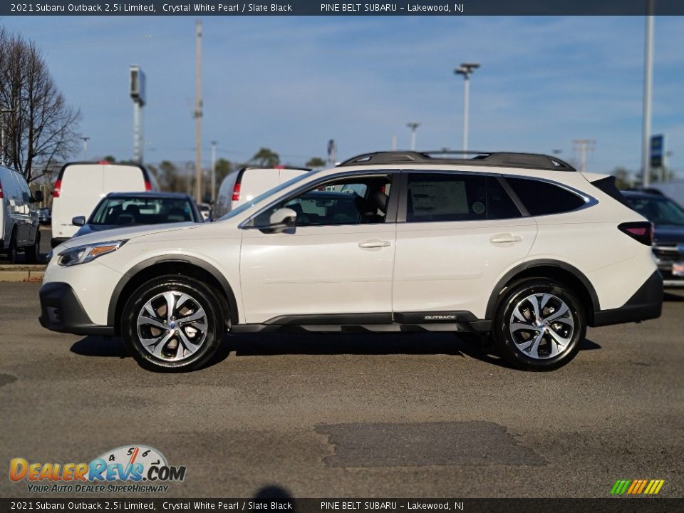 2021 Subaru Outback 2.5i Limited Crystal White Pearl / Slate Black Photo #4