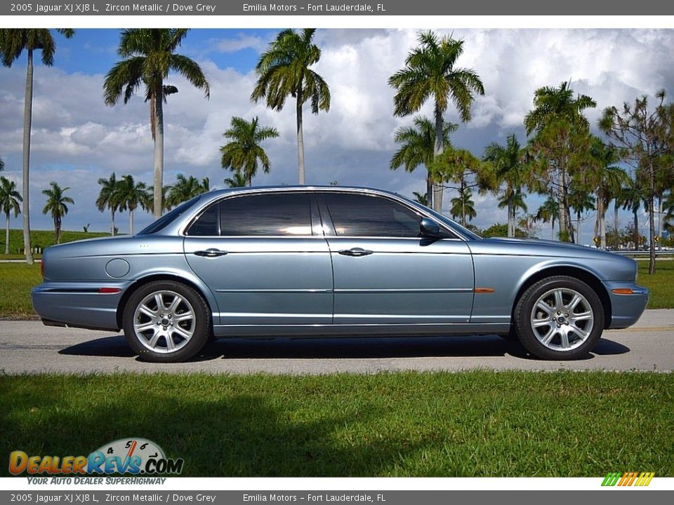 2005 Jaguar XJ XJ8 L Zircon Metallic / Dove Grey Photo #5