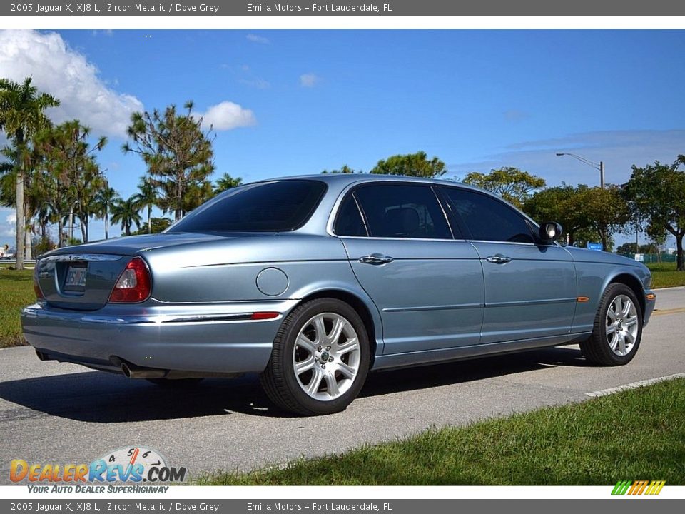 2005 Jaguar XJ XJ8 L Zircon Metallic / Dove Grey Photo #6