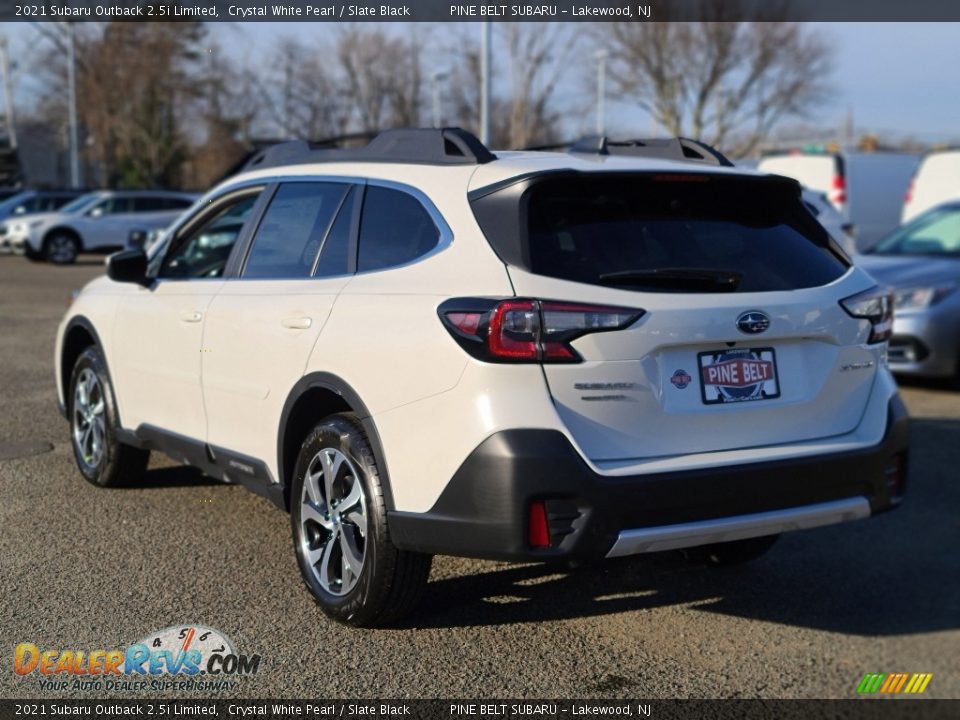 2021 Subaru Outback 2.5i Limited Crystal White Pearl / Slate Black Photo #6