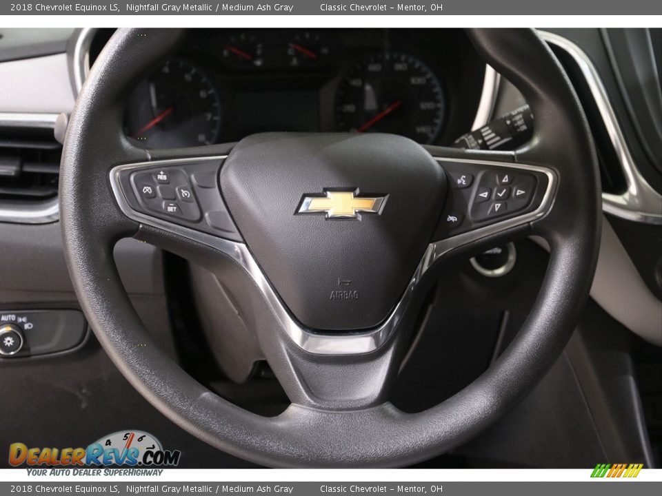 2018 Chevrolet Equinox LS Nightfall Gray Metallic / Medium Ash Gray Photo #7