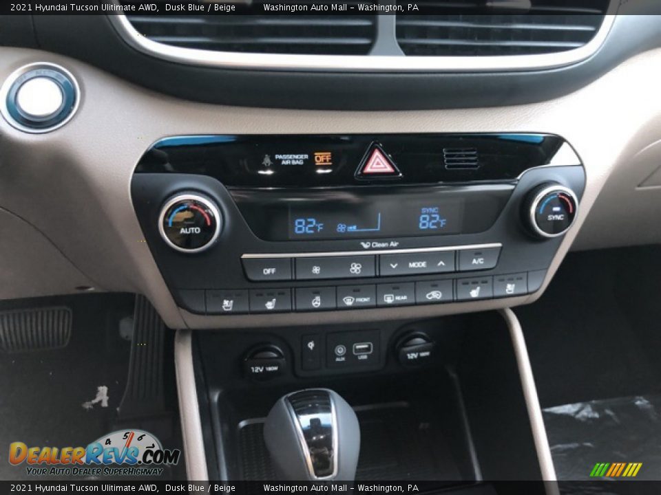 2021 Hyundai Tucson Ulitimate AWD Dusk Blue / Beige Photo #8