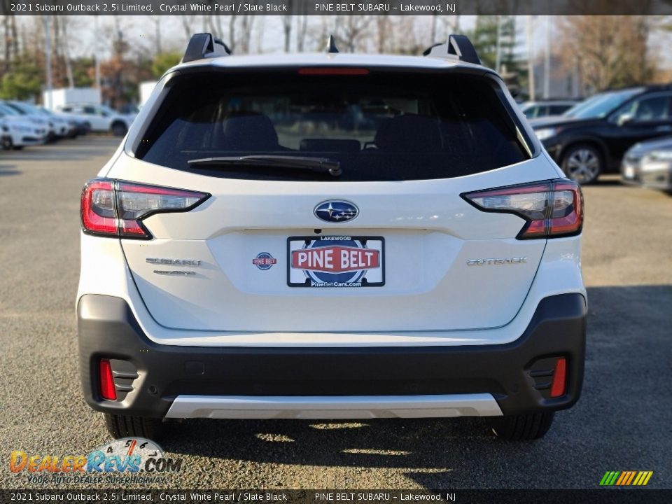 2021 Subaru Outback 2.5i Limited Crystal White Pearl / Slate Black Photo #7